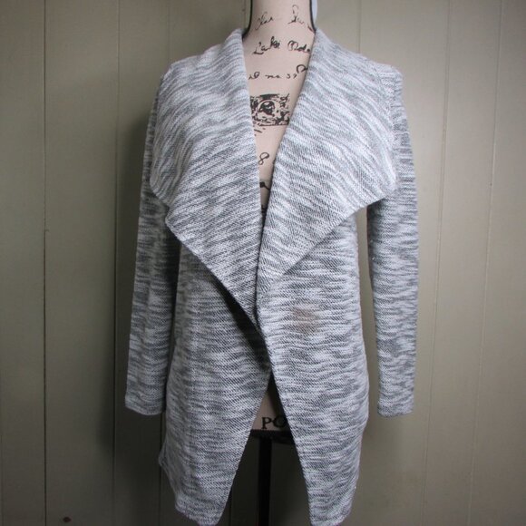 Vero Moda Open Front Cardigan Sweater XS White Black - Picture 2 of 14